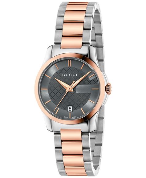 gucci women's swiss g-timeless two-tone pvd stainless steel brac|gucci g timeless collection.